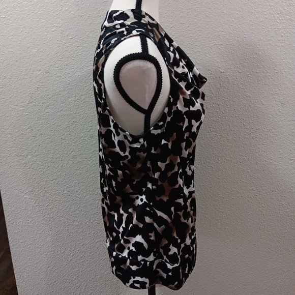 NWOT ALFANI Sleeveless Cowl Neck Top Size M - Picture 4 of 4